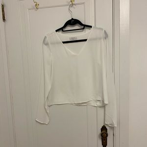 Silk white Babaton blouse